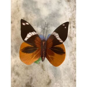Franklin Mint World Butterflies Tufted King Butterfly #brown #collectors